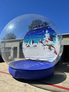 Globe de neige gonflable festif avec lumières LED pour <span class=keywords><strong>les</strong></span> locations de <span class=keywords><strong>vacances</strong></span> d'hiver - Product Image 4