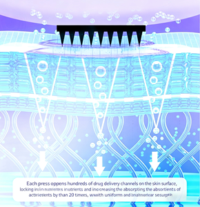 Testina di introduzione microcristallina 6D con flacone, punta di ricambio <span class=keywords><strong>per</strong></span> l'assorbimento dell'essenza cutanea, accessori <span class=keywords><strong>per</strong></span> macchine di bellezza - Product Image 4