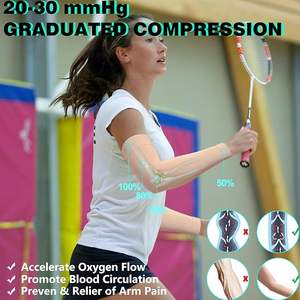 SeeMore Marque Baseball Football Coude Soulagement De La Douleur Protection Lymphoedème Pression Articulations Bras Compression Bras Manchon - Product Image 5