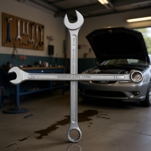 285 L <b>Wrench</b> 22 Mm Vanadium Steel Extra Long Open End For Automotive Repair - Product Image 3