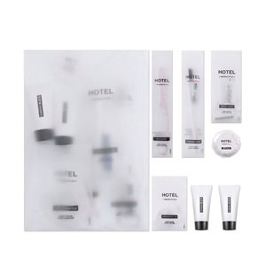 Muestra Gratuita, MOQ 5000, Set de Artículos de Aseo Ecológicos Desechables de 3-5 Estrellas con Logotipo Personalizado para Spa, Hotel y Habitaciones - Product Image 1