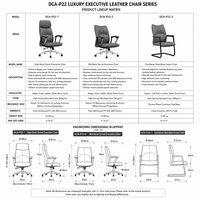 Chaise de bureau exécutive ergonomique à dossier haut en cuir, chaise de bureau pivotante en cuir Nappa, chaise de patron inclinable à 4 positions avec verrouillage