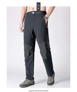 Séchage rapide élastique respirant homme <span class=keywords><strong>randonnée</strong></span> <span class=keywords><strong>pantalon</strong></span> pêche <span class=keywords><strong>pantalon</strong></span> en plein air Trekking Camping <span class=keywords><strong>pantalon</strong></span> couleur unie sur la taille <span class=keywords><strong>pantalon</strong></span> - Product Image 2