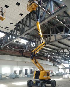 Plataforma Elevadora Hidráulica Articulada XGA16K de 16 m de Altura de Trabajo, Plataforma de Trabajo Aérea para Terrenos Accidentados, Elevador de Personal para Exteriores XGA16K - Product Image 2