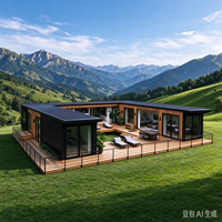 Maison conteneur modulaire en acier isolée et personnalisée de 20 pieds, idéale pour studio, bureau et espace de vie dans un jardin.