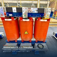 Transformateur à sec à résine époxy, enroulement en cuivre, 30kVA-2500kVA, triphasé, 10kV, 50/60Hz, capacité personnalisée, 220V-660V, niveau 1
