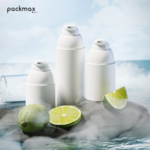 Stocky PP Airless Pump <b>Bottles</b> 30-100ml – Refillable Empty for Serum, Lotion & Sunscreen - Product Image 4