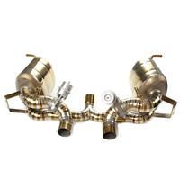 Système d'échappement complet pour Ferrari 458 V8 4.5 2013-2016 moteur en alliage de titane Catback silencieux collecteur d'échappement