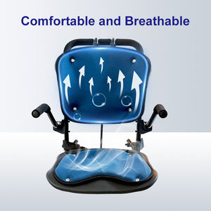 מפעל מכירה ישירה באיכות גבוהה מסגסוגת אלומיניום מעובה גב ידני נכים - Product Image 3