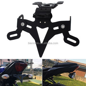 Accesorios de la motocicleta titular de placa de licencia para Yamaha MT-07 MT 07 FZ-07 <span class=keywords><strong>MT07</strong></span> 2013-2021 guardabarros eliminador de registro soporte - Product Image 3