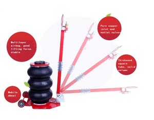 Pneumatic 3/5/10 Ton Triple <strong>Bag</strong> <strong>Air</strong> <strong>Car</strong> Repair Heavy Duty Lifting <strong>Jack</strong> - Product Image 4