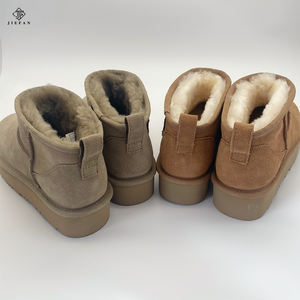 Nuovi <span class=keywords><strong>Stivali</strong></span> da Neve Impermeabili <span class=keywords><strong>Leggeri</strong></span> Uggs Tutz, Imbottiti in Pile e Pelliccia, Caldi con Suola Spessa a Muffin, Senza Tacco, da <span class=keywords><strong>Donna</strong></span> - Product Image 4