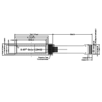 Pantalla PMOLED 12832 de Tamaño Pequeño, 0.87 Pulgadas, Alta Resolución 128*32, Interfaz I2C, Montaje en PCB, Fabricada en Shenzhen, China