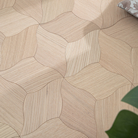 Parquet en chêne de qualité supérieure à petites feuilles, bois d'ingénierie multicouche T&G pour salon