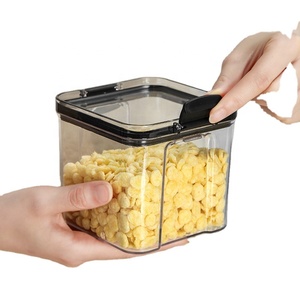 Hot Selling Plastic Storage Containers High Clear Kitchen Food Storage Container Set Airtight Containers With Lids