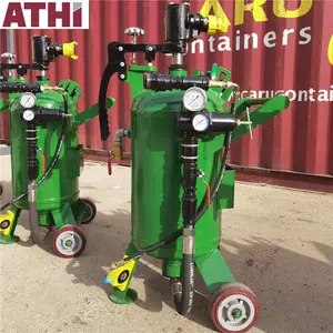 ATDB225 water and glass bead dustless sand blasting cleaning machine for car repair workshop
