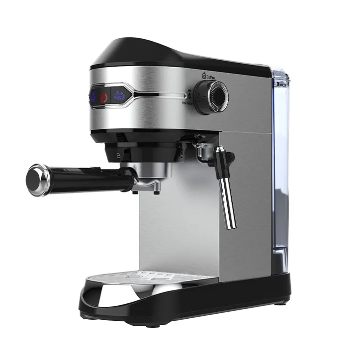 Elektrikli paslanmaz çelik kahve makinesi ticari otomatik espresso kahve makinesi bir dükkan için