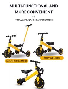 Tricycle 3 en 1 pour enfants et bébés, poussettes, vélos, scooters, vélos pour enfants, tout-petits, vélo d'équilibre pour marcher - Product Image 5