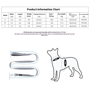 Suministros para mascotas transfronterizos Teddy <span class=keywords><strong>Koki</strong></span>, correa para perro Golden Retriever grande, mediana y pequeña, patrón sólido, Material de nailon acolchado - Product Image 3