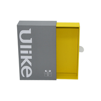 Boîte cadeau coulissante en carton haut de gamme personnalisée avec impression offset pour l'emballage de vêtements de mode, design à tirer