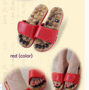 Grosir pijat kaki sehat akupunktur kerikil untuk sirkulasi darah pereda nyeri & sandal pijat titik akupuntur santai - Product Image 3