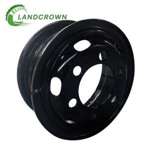 Nuevo 7,5 V-20/7.50V-20/7,5-20/7.50-20 <span class=keywords><strong>8</strong></span>-Hole Trailer Light Truck Hub Material <span class=keywords><strong>de</strong></span> acero con acabado plateado Compatible con neumático 11.00R20 - Product Image 5