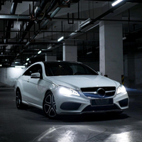 Kit carrosserie pour Mercedes Benz C207 2009-2013, mise à niveau vers le modèle E63 2016 AMG, pare-chocs, phares, capot, ailes, livraison rapide
