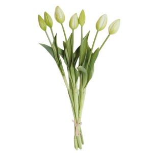 A114-7 Tulip Bouquet 7-Head Artificial Tulip High Simulation Silk Flower Indoor Ornament Home Decoration - Product Image 4