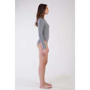 Mono de punto personalizado de manga larga con cuello redondo para mujer, cómodo, midi, para fitness, fiesta, con estampado. - Product Image 1