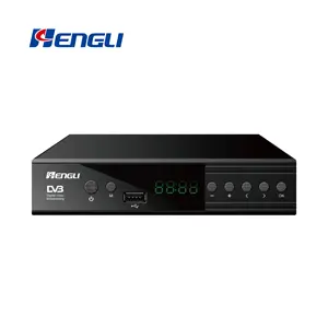 Receptor de TV digital DVB-T, receptor HD DVB T2, decodificador H.265/H.264, 2K, receptor de TV, 1 unidad