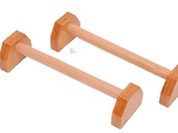 Barres de musculation portables en bois pour pompes, entraînement de force, barres parallèles antidérapantes, supports pour pompes