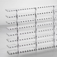 Grille en acier soudée de fabrication chinoise 32*3mm, robuste et résistante