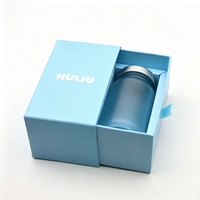 Bouteilles en verre mat personnalisées de 100 ml, 150 ml, 200 ml, 250 ml pour compléments de santé, flacons vides pour médicaments, pilules, capsules, vitamines avec boîte