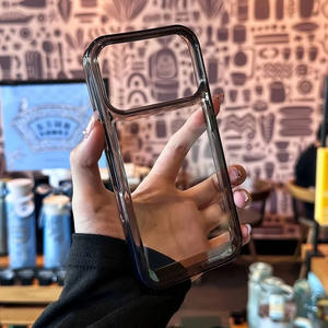 สำหรับ17PROMAX & IPhone16 & 15PLUS เคสแข็งอะคริลิคใสเรียบง่ายพร้อมป้องกันการกระแทกด้วยการกดร้อน - Product Image 3