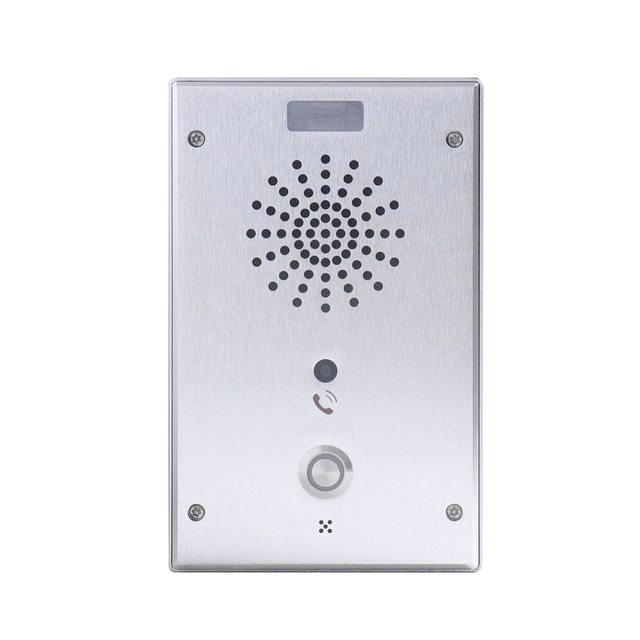 Outdoor or Indoor SIP Network Public Address Paging Audio Video Intercom Terminal with One Button