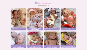 Muñeca Reborn Realista de 18 Pulgadas, Cuerpo Completo de Silicona Suave, Juguete de Bebé Recién Nacido con Aspecto <span class=keywords><strong>Real</strong></span> - Product Image 5