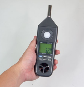 เครื่องมือวัดแบบมืออาชีพ 5 in 1 รุ่น LM-8102 - เครื่องวัดความเร็วลม, เครื่องวัดความชื้น, เครื่องวัดแสง, เครื่องวัดอุณหภูมิ - Product Image 4
