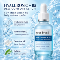 Sérum à l'acide hyaluronique 2% et à la formule B5 avec céramide pour une hydratation multicouche et une défense de la barrière cutanée, sérum de soin de la peau en marque privée