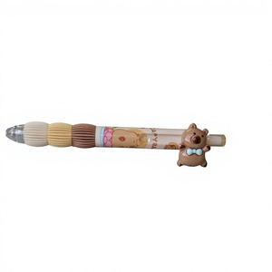 Nuova Penna <span class=keywords><strong>Gel</strong></span> Retrattile a Forma di Capibara, Design Accattivante, Scrittura Fluida, Ideale per Studenti e Pratica Esami - Product Image 6