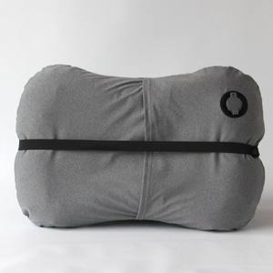 Oreiller de voyage en forme de U, élastique, doux, résistant à l'eau, lavable, gonflable, portable, pour un soutien du cou confortable en voyage - Product Image 1