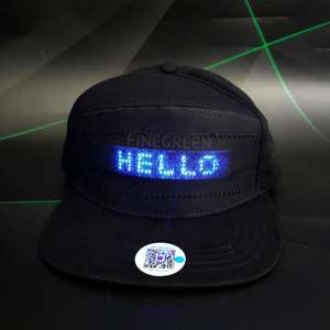 App Gesteuert Programmierbare LED Nachricht Display Nachricht Kappe - Product Image 4