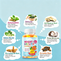Complément Alimentaire en Gummies au Calcium pour Enfants et Adolescents, Marque Privée, Vente OEM/ODM, Soutien à la Prise en Charge du Calcium