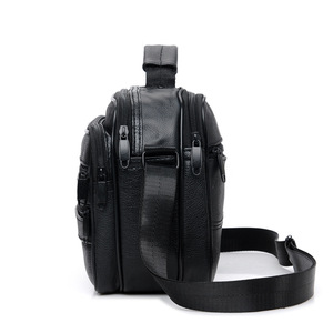 OEM Polyester Crossbody <b>Bag</b> Cell Phone Purse Luxury Leather Messenger <b>Bag</b> Genuine Leather Shoulder <b>Bag</b> for Men - Product Image 4