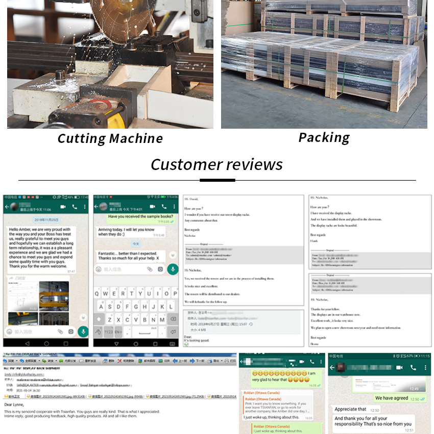 Tsianfan New Design Custom Slider Wooden Cabinet Door Sample Display Rack With Door Frame Sliding Doors Display Stand Exhibition
