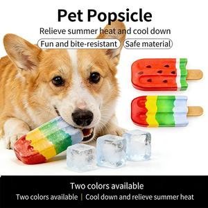 ของเล่นแท่งน้ำแข็งสำหรับสุนัข แช่แข็งได้ ช่วยทำความสะอาดฟัน คลายเหงา ของเล่นสัตว์เลี้ยงแบบมีปฏิสัมพันธ์สำหรับฤดูร้อน - Product Image 1