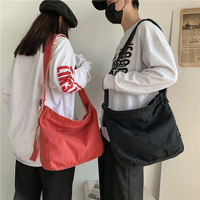 Sac à bandoulière en toile pour femmes, grand sac à main Hobo décontracté, fourre-tout rétro délavé