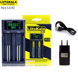 Chargeur de batterie USB double fente LCD Liitokala <span class=keywords><strong>Lii</strong></span>-S2 1A pour batteries lithium-ion rechargeables - Vente en gros - Product Image 4