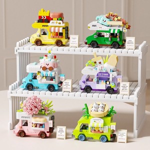 Ensemble de 40 blocs de construction compatibles avec les animaux en plastique et le thème de la nature - <span class=keywords><strong>Jouet</strong></span> éducatif personnalisable disponible en magasin - Product Image 1