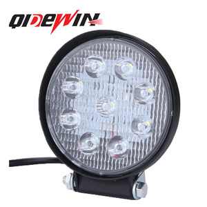 ไฟทำงาน LED ทรงกลม QideWin 27W 12V กันน้ำ สำหรับช่วยส่องสว่างรถบรรทุก - Product Image 2