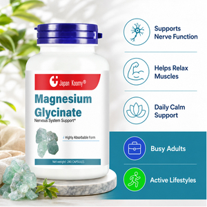 Suplemento de Citrato de Magnesio Herbal Shecome con Magnesio y Zinc para el Apoyo Inmunológico, Salud Ósea, Nerviosa y Muscular - Product Image 3